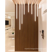 China Wholesale Good Price for The PVC and Wood Wall WPC Wall Panel WPC Great Wall Board Restaurant Office Decorative Panel